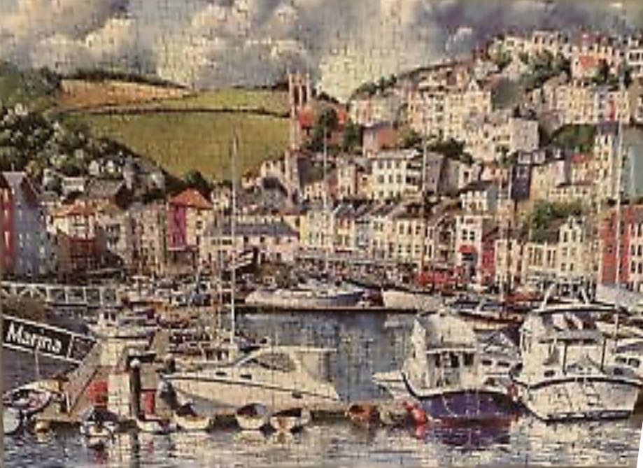 Brixham Marina - Gibsons puzzle collectible [Barcode 5012269031089] - Main Image 3