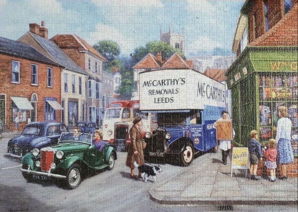 High Street 1950s  - Falcon de luxe puzzle collectible [Barcode 8710126156339] - Main Image 2