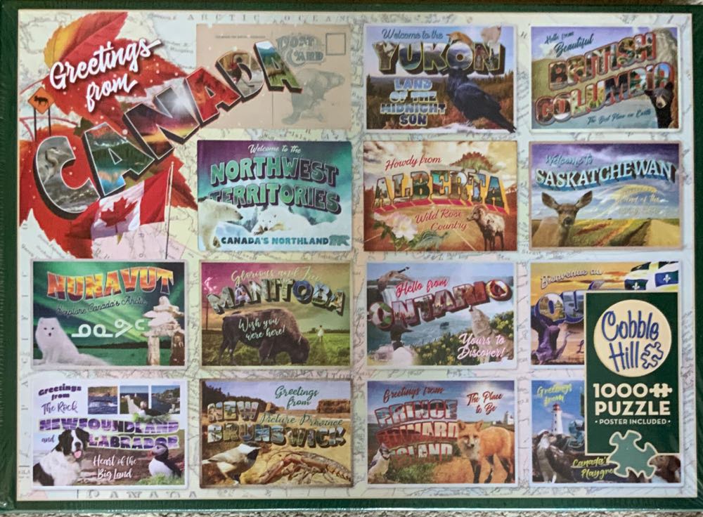 Greetings From Canada - Cobble Hill 🇨🇦 puzzle collectible - Main Image 1