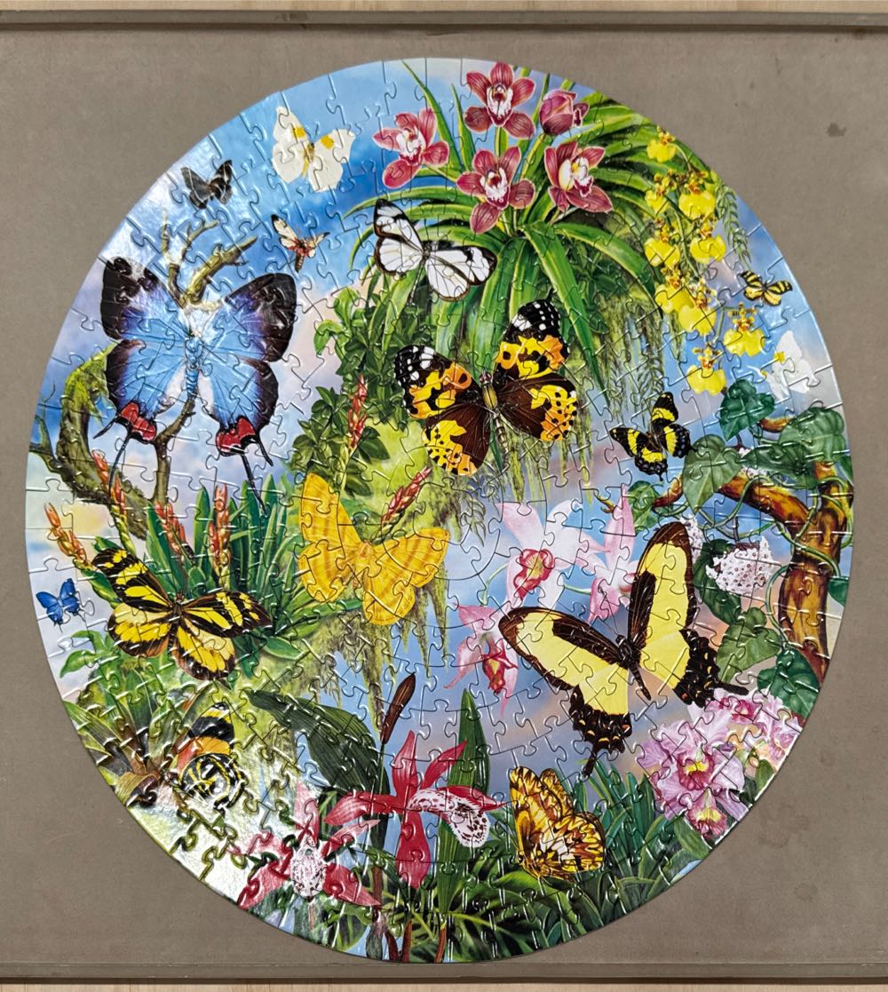 South American Butterflies - Bits And Pieces puzzle collectible [Barcode 704812405915] - Main Image 2