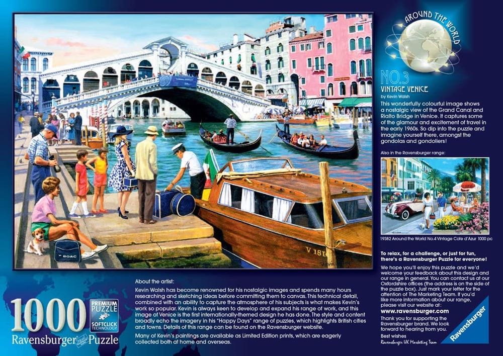 Vintage Venice - Ravensburger puzzle collectible [Barcode 4005556193813] - Main Image 2