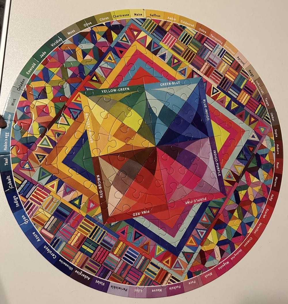 Beauty Of Color - eeBoo Puzzles puzzle collectible [Barcode 689196511844] - Main Image 3