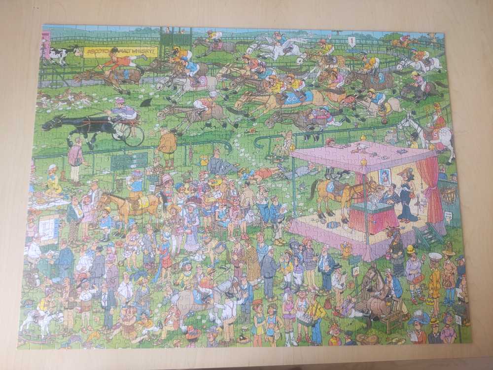 ascot horse race   puzzle collectible - Main Image 2