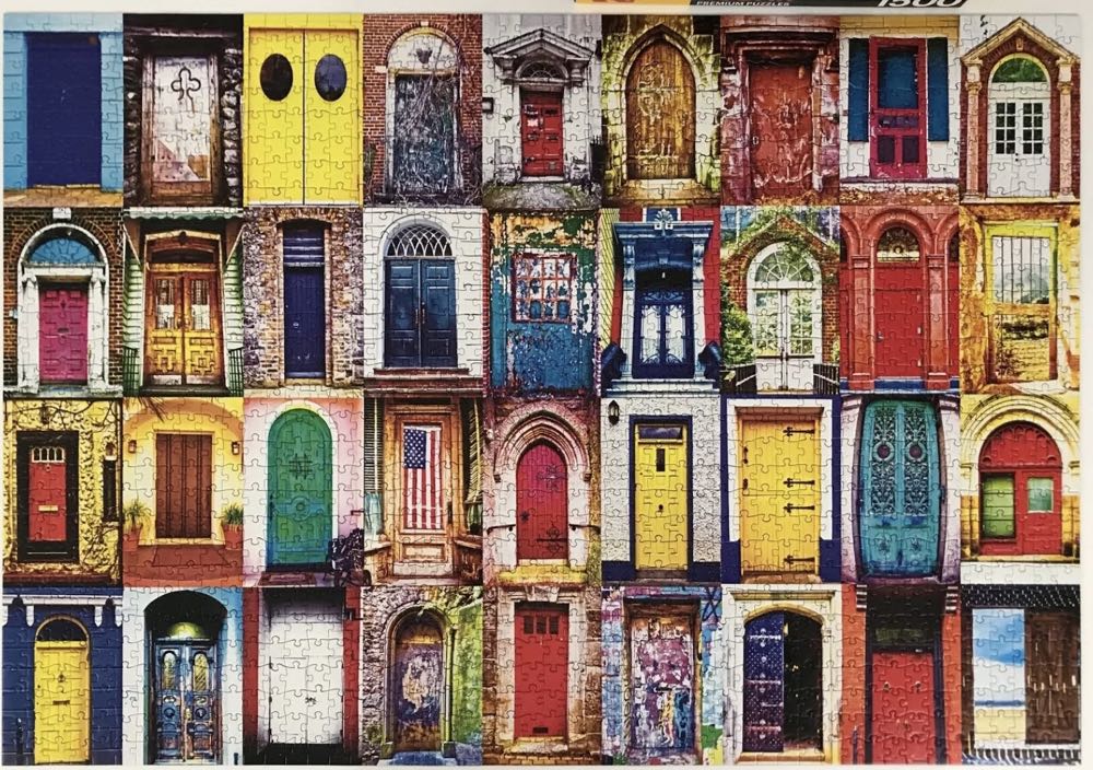 Colorful American Doors - Kodak / Cra-Z-Art puzzle collectible [Barcode 4895145420440] - Main Image 2
