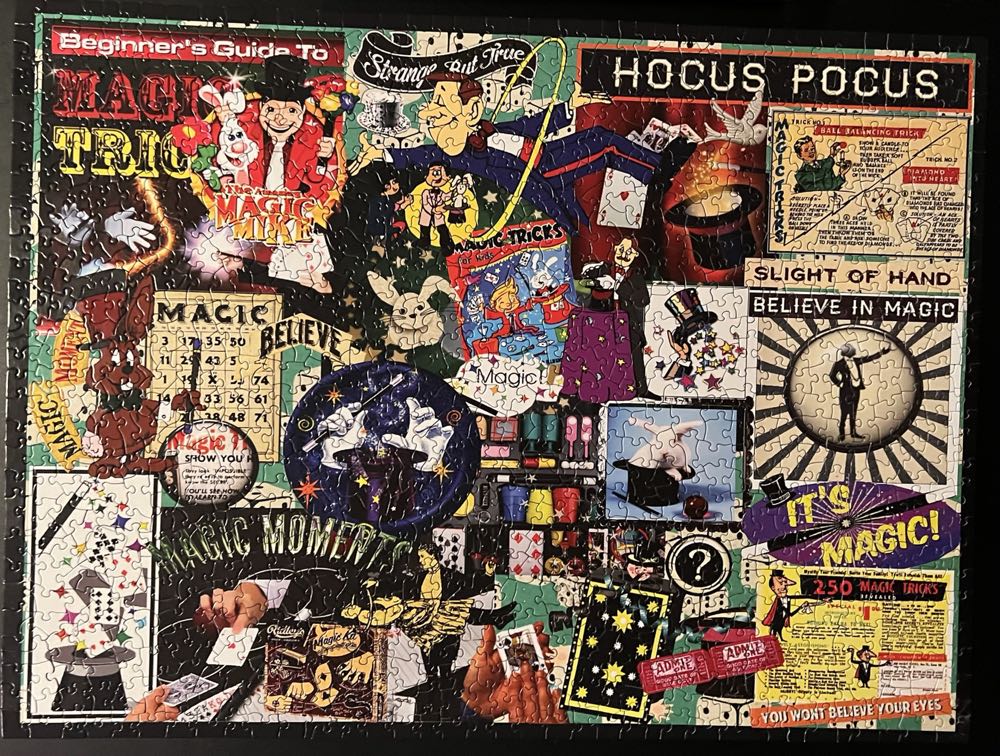 Magic Act - 247, 9/1/22-SOLD - SunsOut puzzle collectible [Barcode 796780279520] - Main Image 2