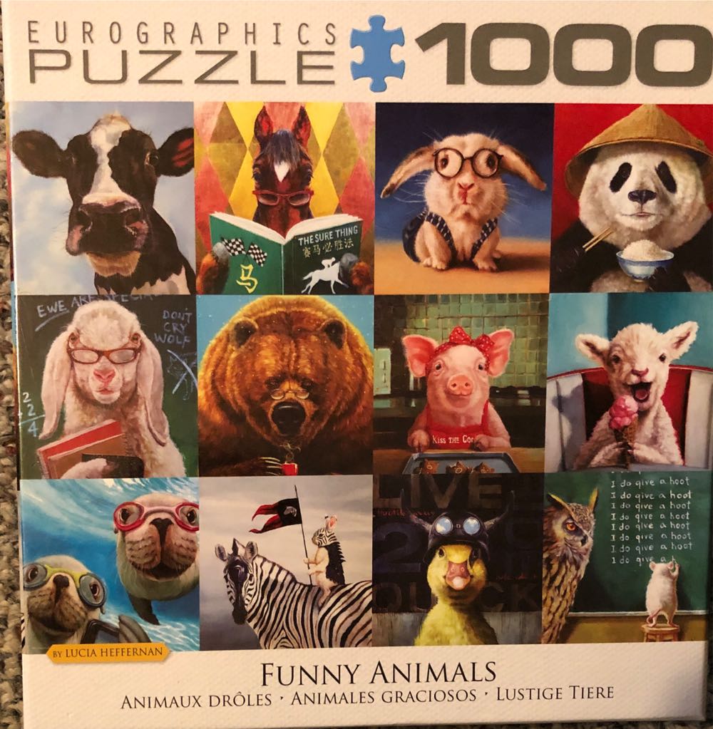 Funny Animals - EuroGraphics puzzle collectible [Barcode 628136555241] - Main Image 2