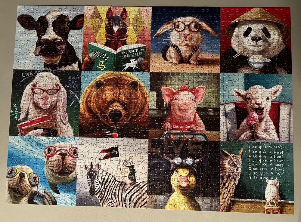 Funny Animals - EuroGraphics puzzle collectible [Barcode 628136555241] - Main Image 3