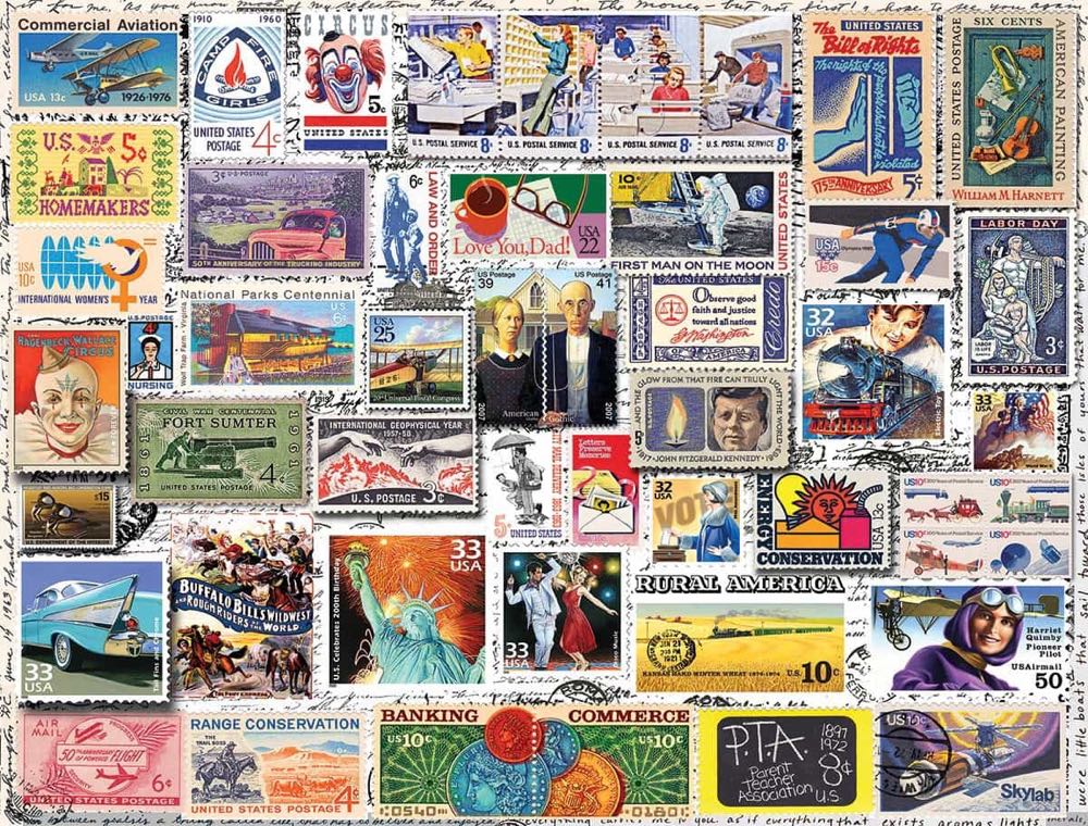 Classic Stamps🧩 - White Mountain puzzle collectible - Main Image 2