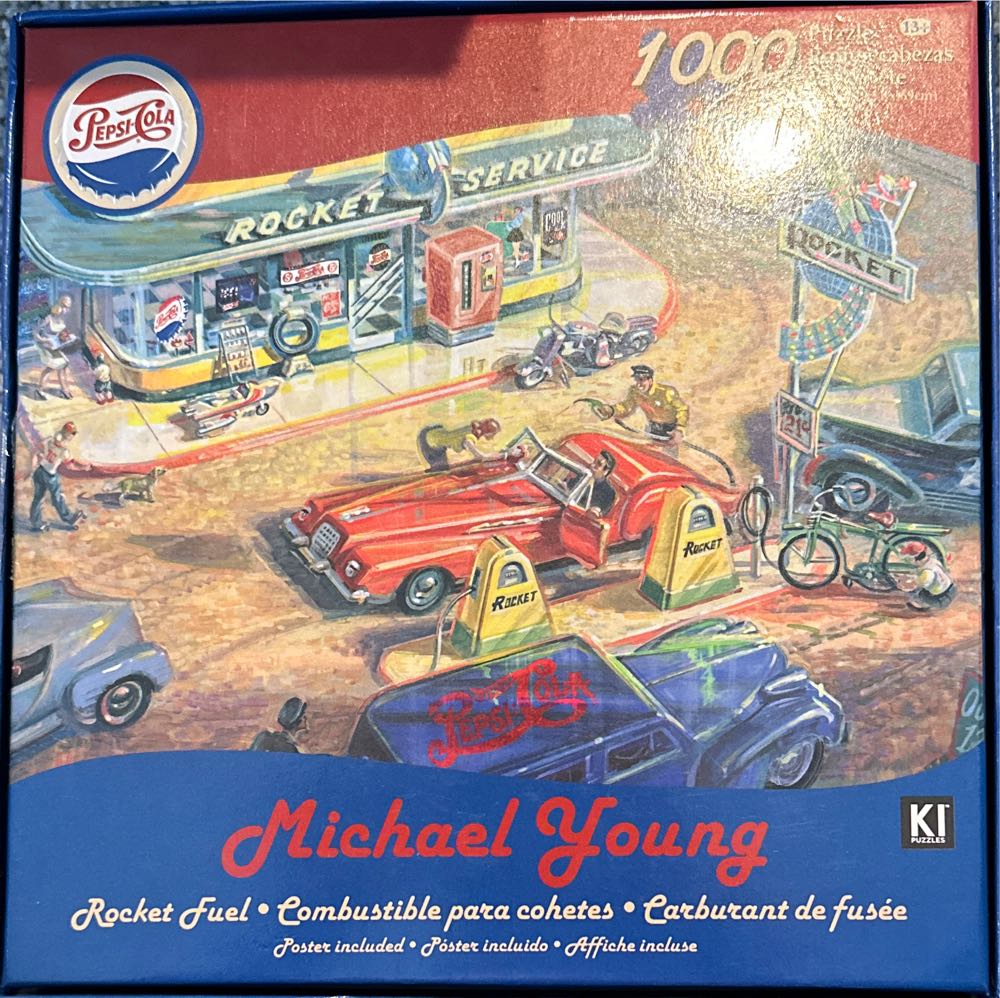 Rocket Fuel ~ Pepsi Cola - Karmin International puzzle collectible [Barcode 773392023598] - Main Image 2