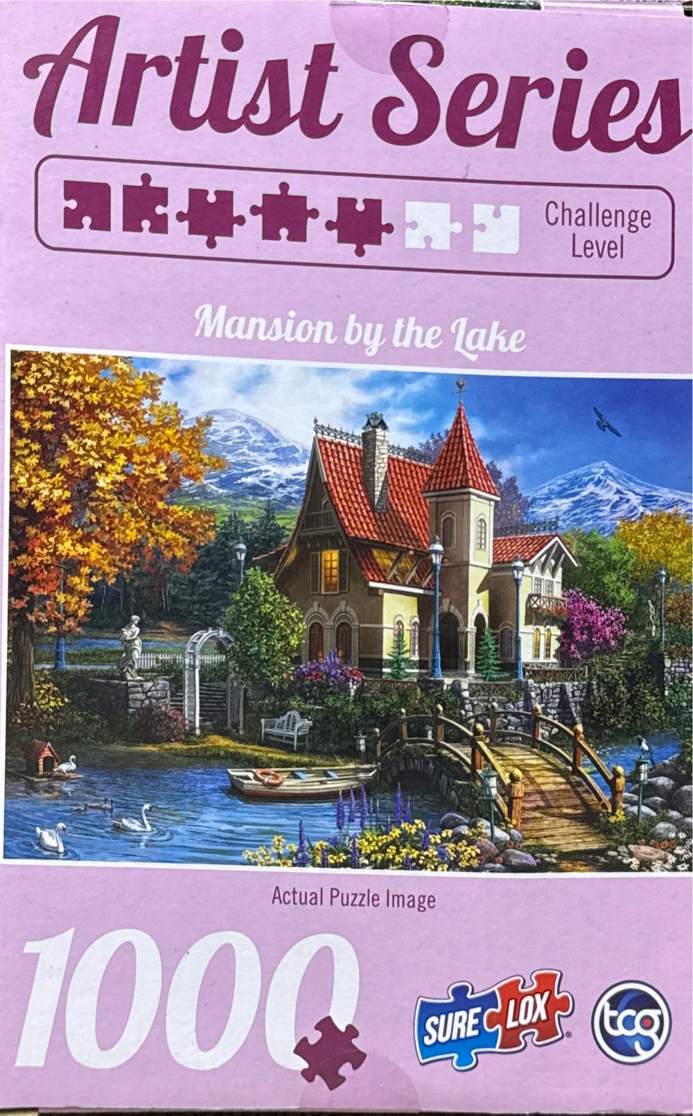 Mansion by the Lake - TCG Toys puzzle collectible [Barcode 686141448620] - Main Image 2