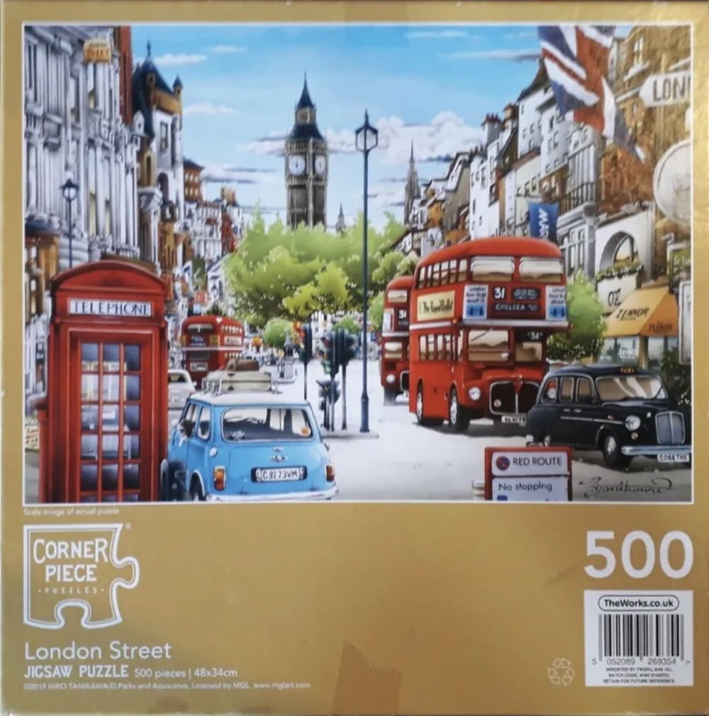 London Street  - Corner Piece puzzle collectible [Barcode 5052089269354] - Main Image 4