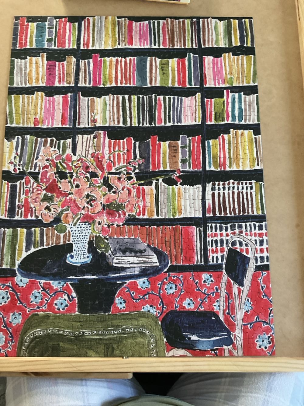 Books With Flowers - Werkshoppe puzzle collectible [Barcode 810052900506] - Main Image 2