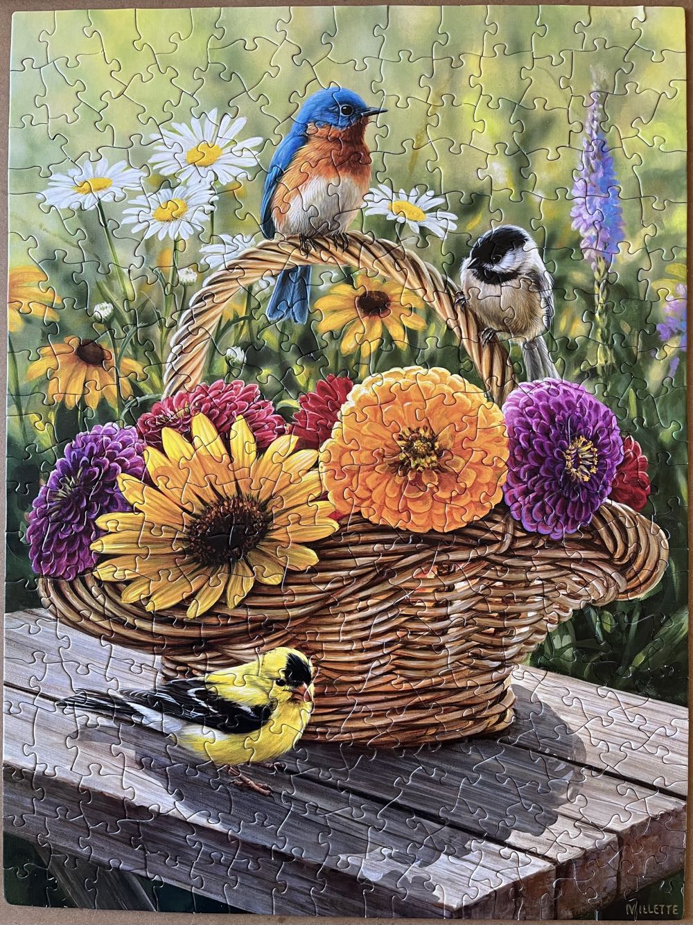 Summer Bouquet - Cobble Hill puzzle collectible [Barcode 625012880121] - Main Image 2