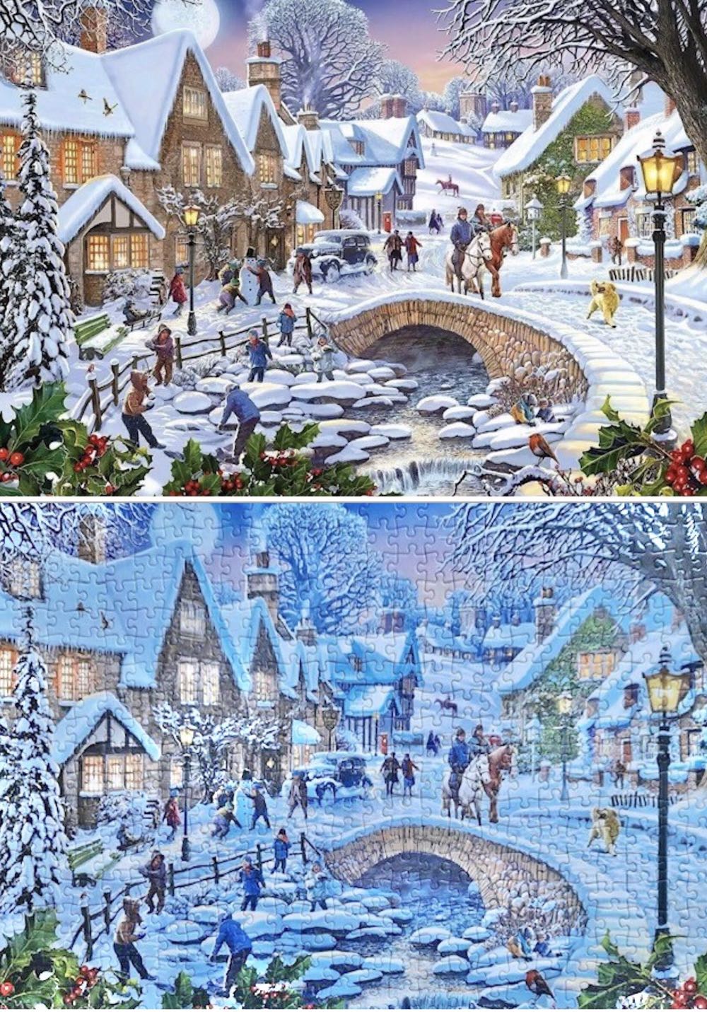 Summer Days & Snowflakes - Gibsons puzzle collectible [Barcode 5012269050455] - Main Image 3