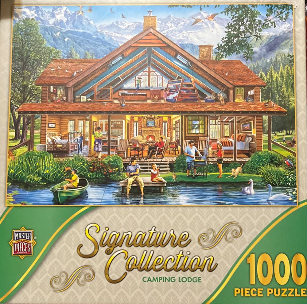 Camping Lodge ✅ - Master Pieces puzzle collectible [Barcode 705988505485] - Main Image 2