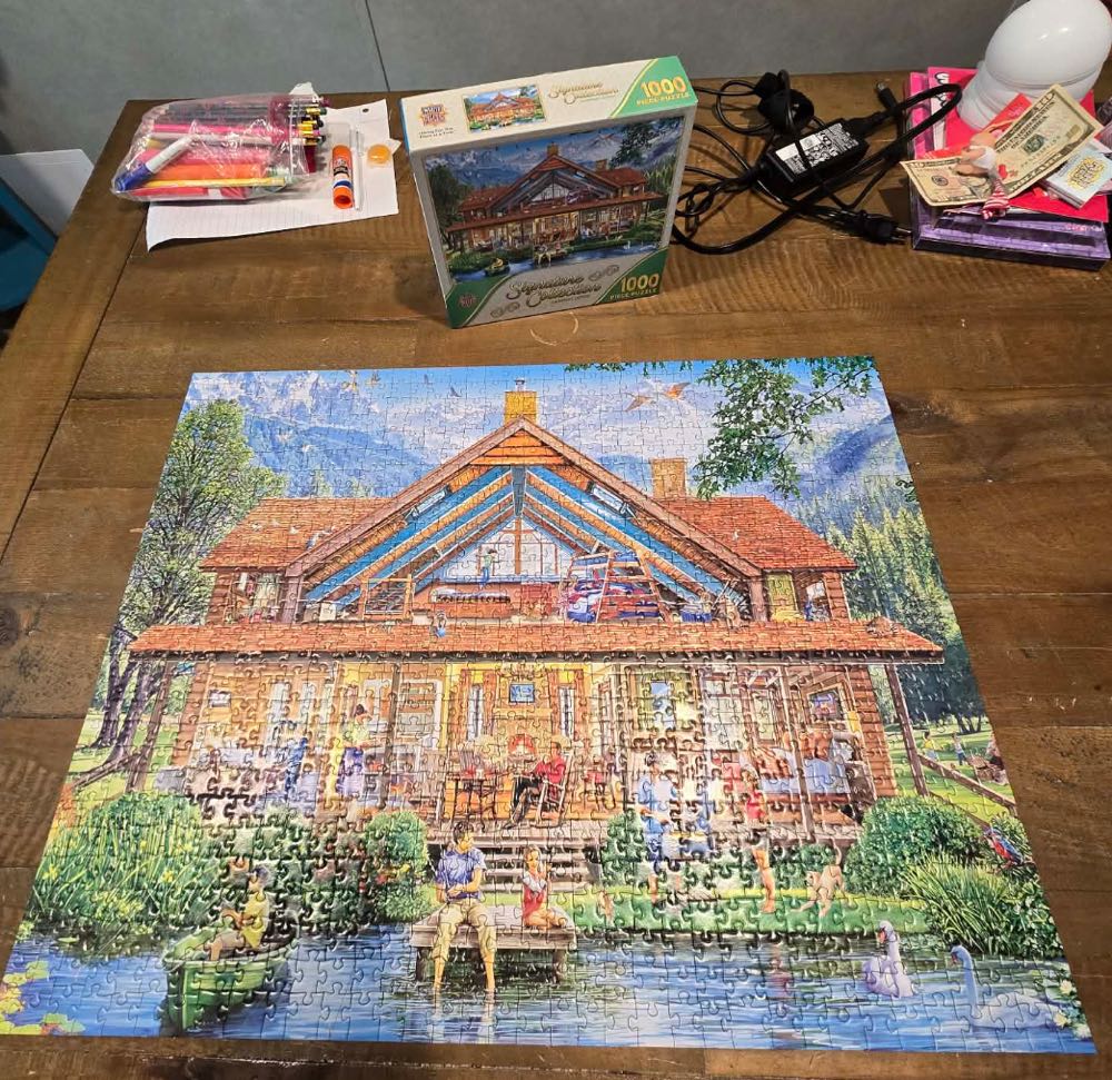 Camping Lodge ✅ - Master Pieces puzzle collectible [Barcode 705988505485] - Main Image 3