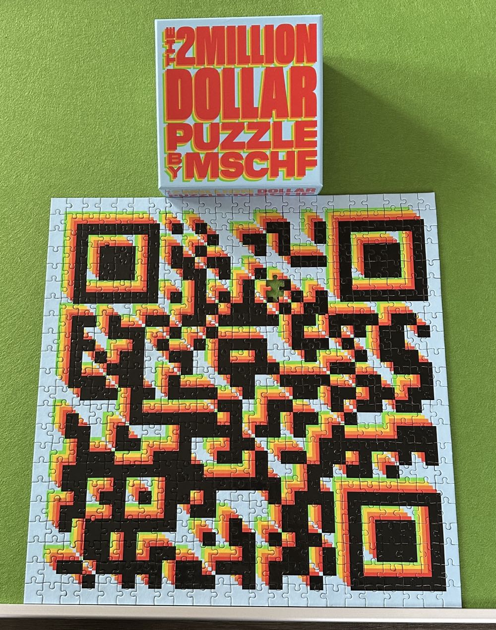 The Two Million Dollar Puzzle - MSCHF puzzle collectible [Barcode 850039184116] - Main Image 2