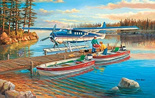 Bits And Pieces 300 Piece Jigsaw Puzzle For Adults 18” X 24” Cozy Christmas 300 Pc Winter Holiday Dogs Living Room Tree Present Jigsaw By Artist Macneil Studio