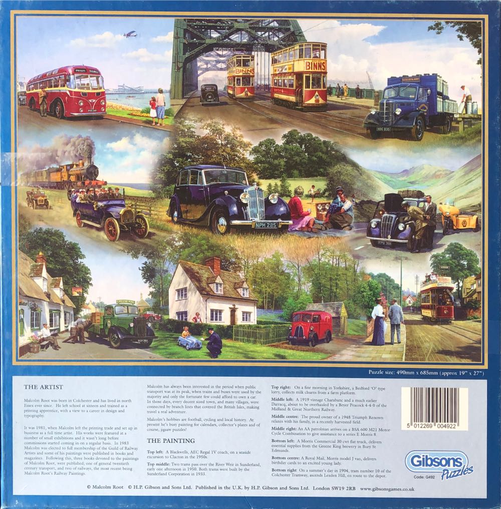 Out & About (Frans Lenen) - Gibsons puzzle collectible [Barcode 5012269004922] - Main Image 3