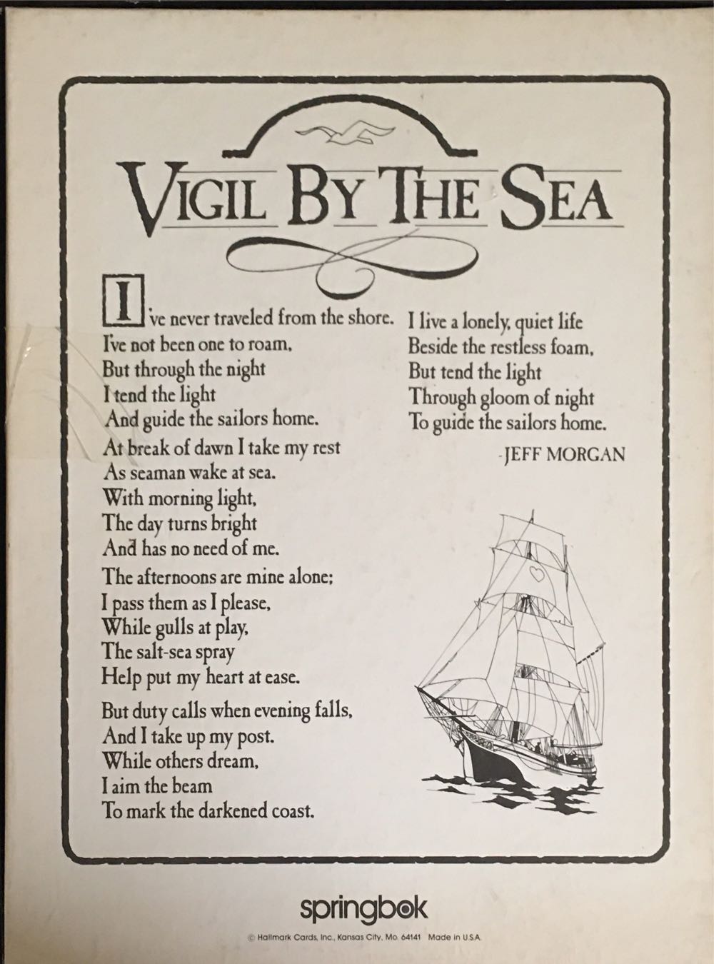 Vigil By The Sea - Springbok puzzle collectible - Main Image 2