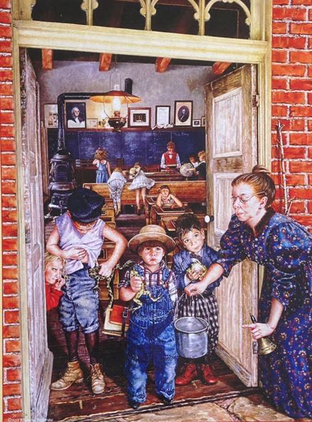 Her Little Rascals - SunsOut puzzle collectible [Barcode 796780446557] - Main Image 2