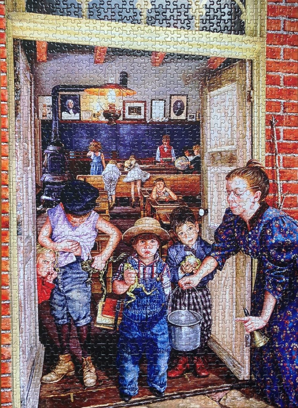 Her Little Rascals - SunsOut puzzle collectible [Barcode 796780446557] - Main Image 3