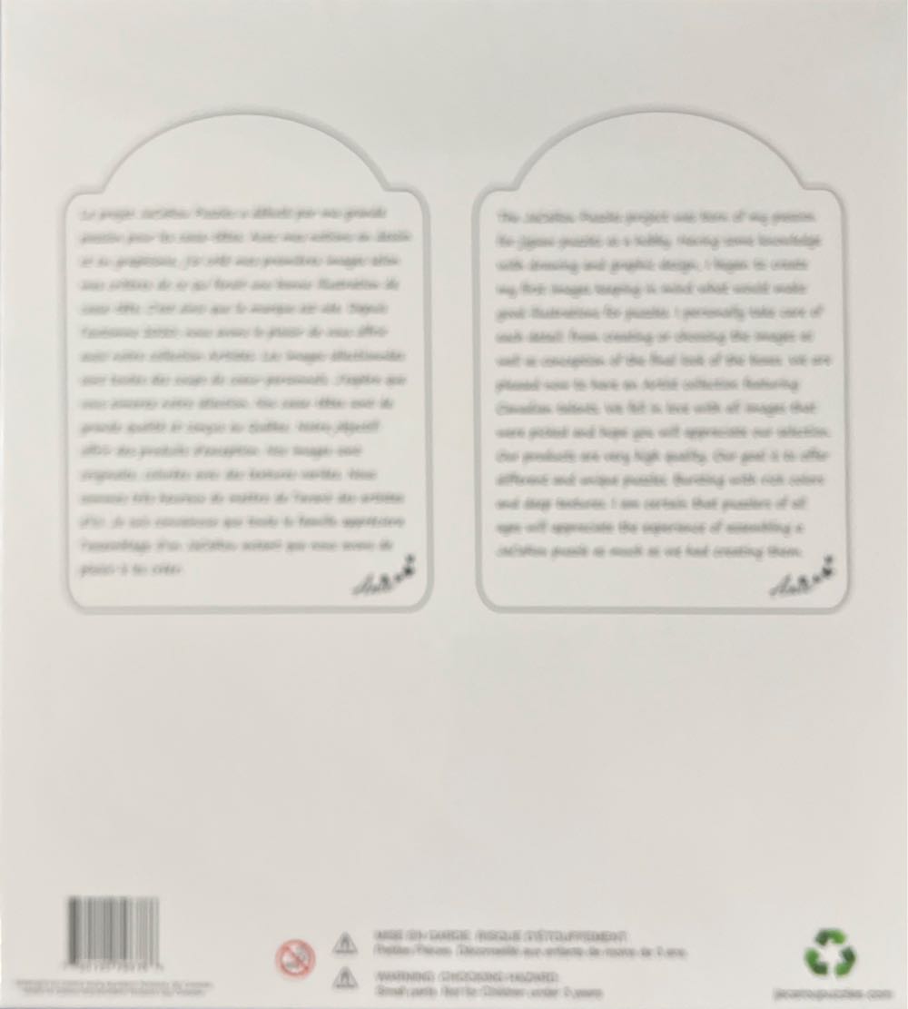 Gateau Des Anges - Jacarou Puzzles puzzle collectible [Barcode 750122796786] - Main Image 2