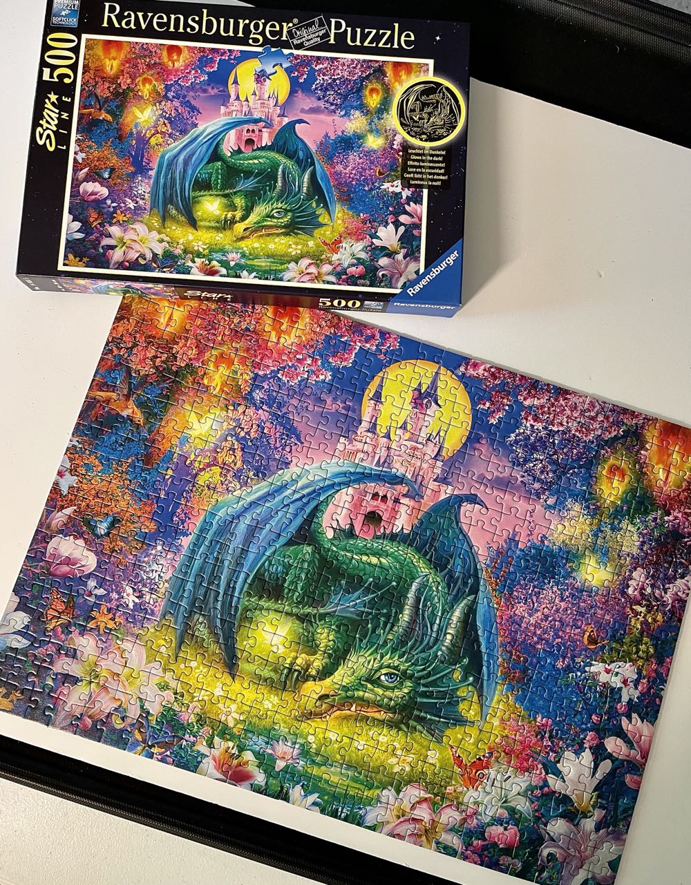 Dragon In The Forest - Ravensburger 🇩🇪 puzzle collectible [Barcode 4005556149315] - Main Image 2