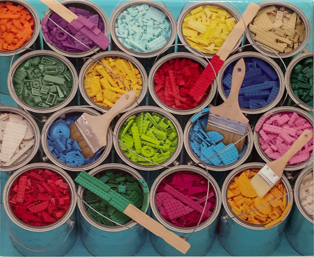 Lego® Paint Party - Lego puzzle collectible [Barcode 765145122436] - Main Image 2