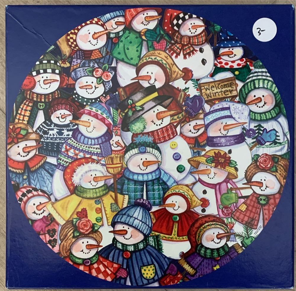 Snow Happy Round Puzzle - Current puzzle collectible - Main Image 2