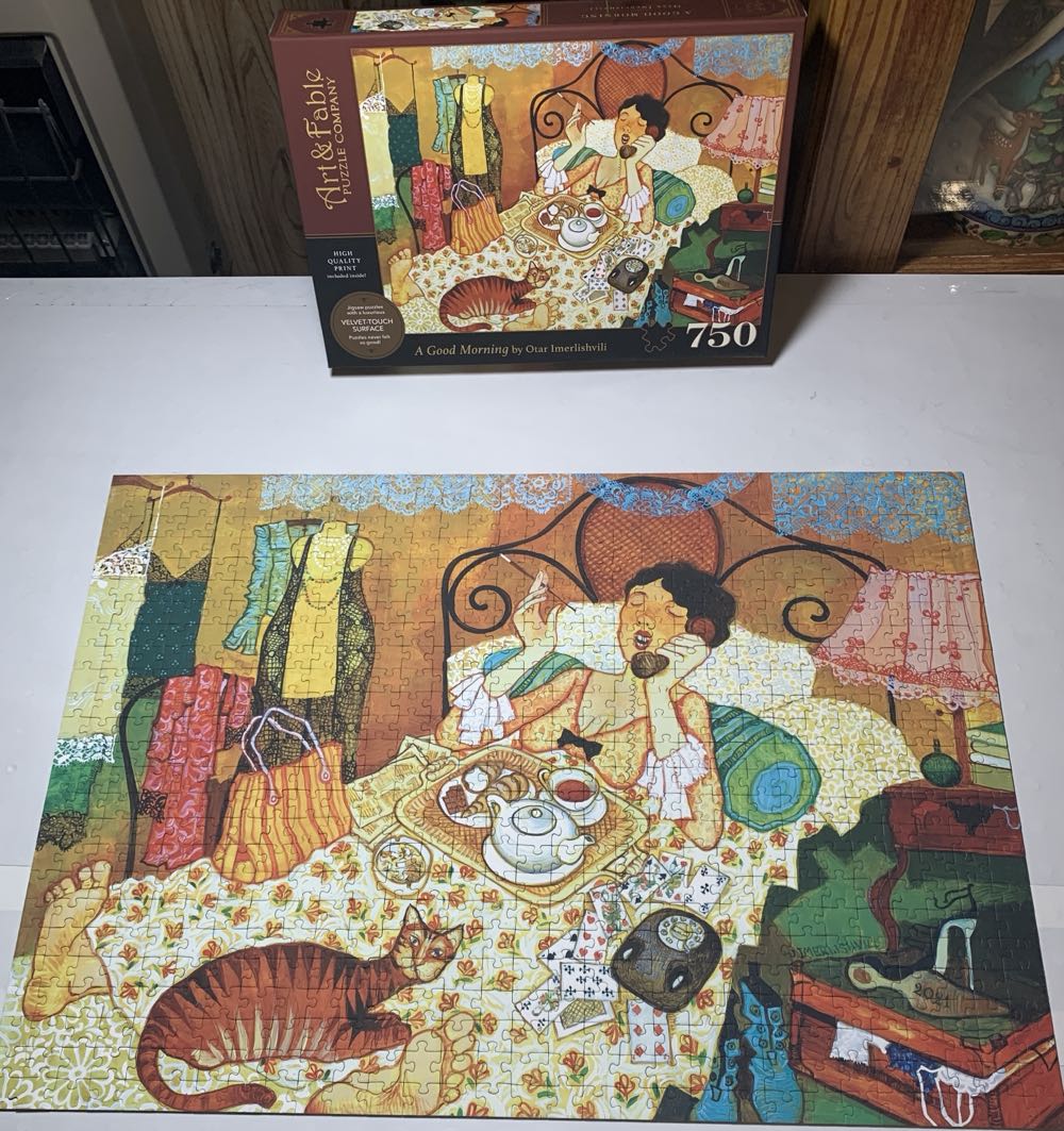 A Good Morning - Art & Fable puzzle collectible [Barcode 850006234363] - Main Image 2