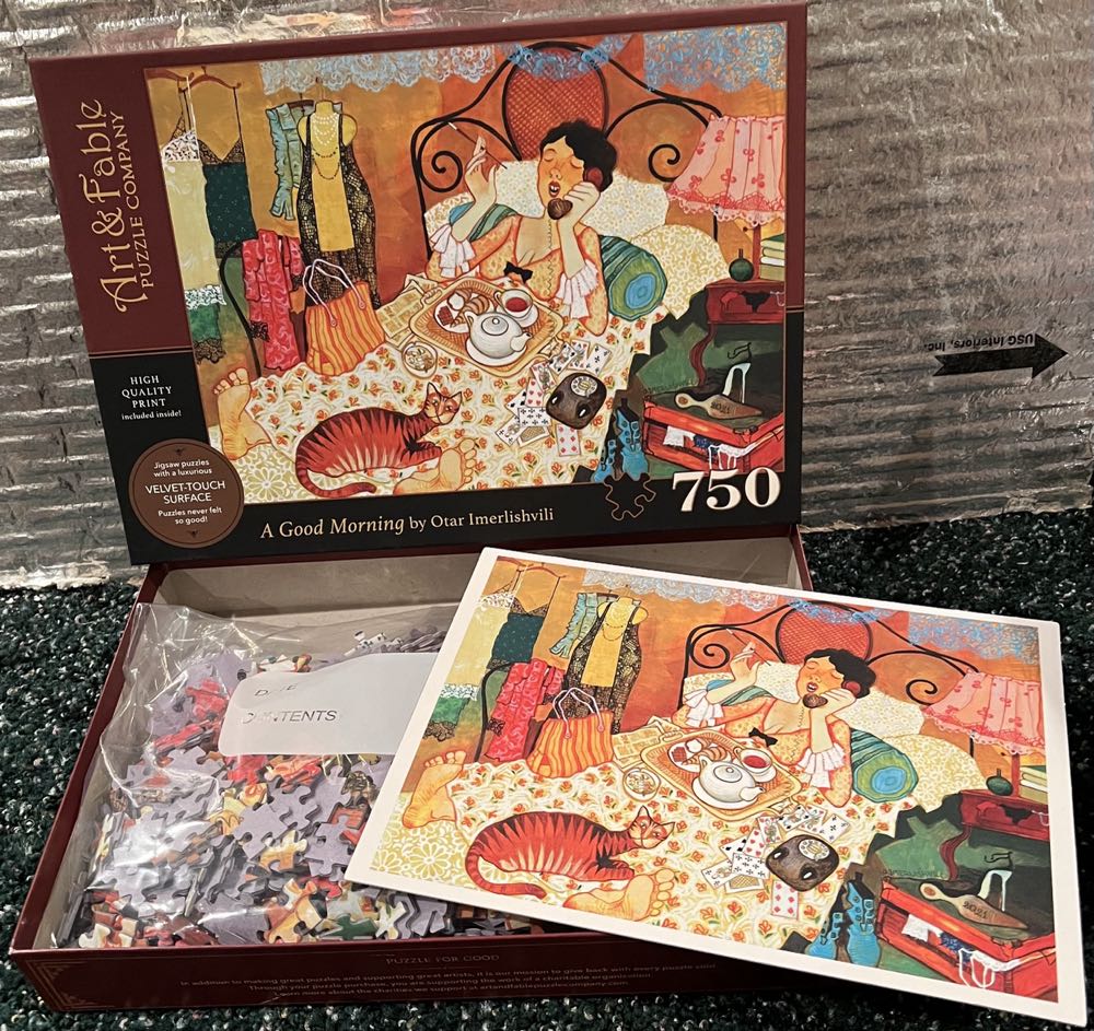 A Good Morning - Art & Fable puzzle collectible [Barcode 850006234363] - Main Image 3