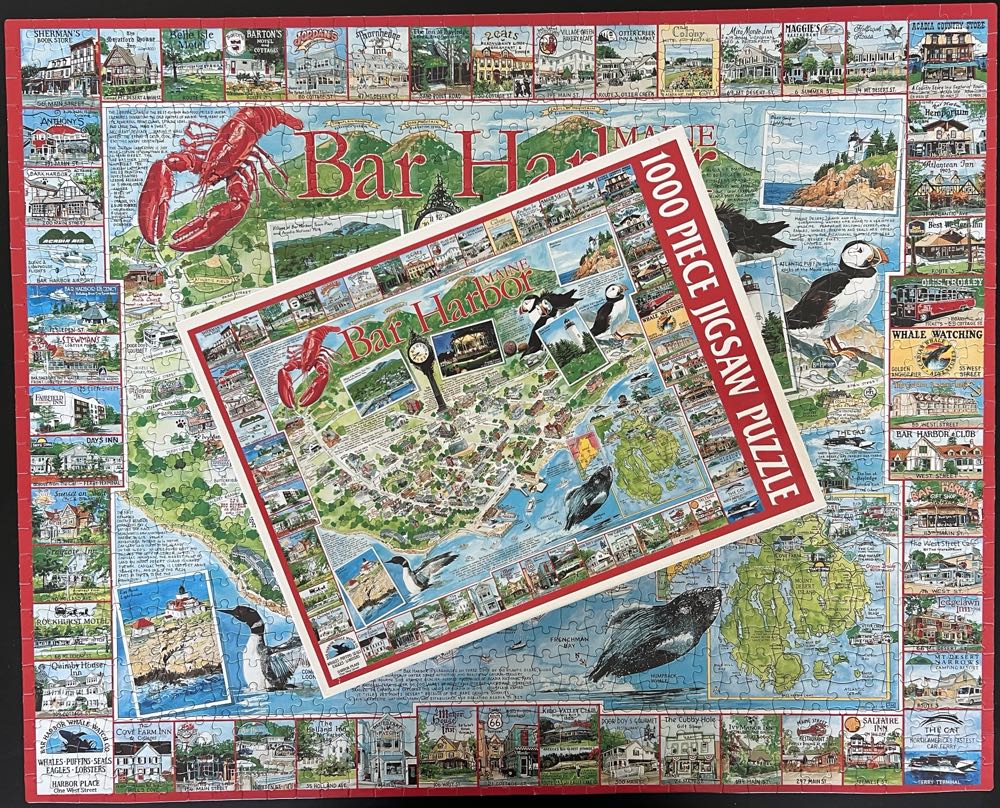Bar Harbor Maine - White Mountain Puzzles, Inc. puzzle collectible [Barcode 724819248247] - Main Image 4