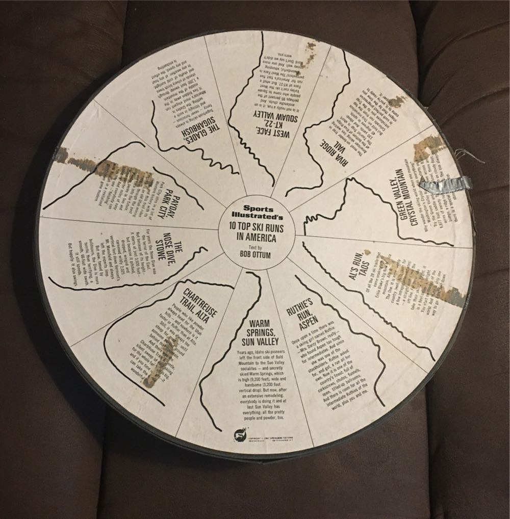Sports Illustrated’s 10 Top Ski Runs In America - Round - Springbok puzzle collectible - Main Image 2