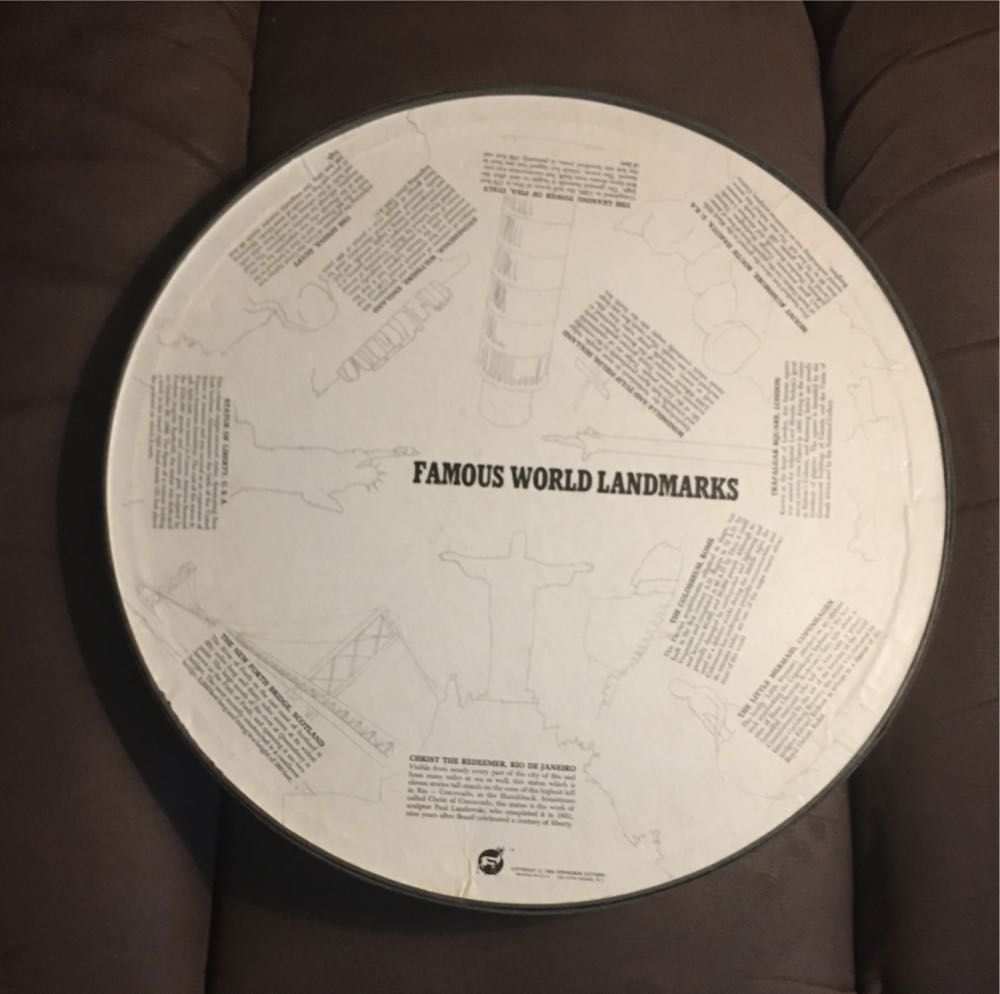 Famous World Landmarks - Round - Springbok puzzle collectible - Main Image 2