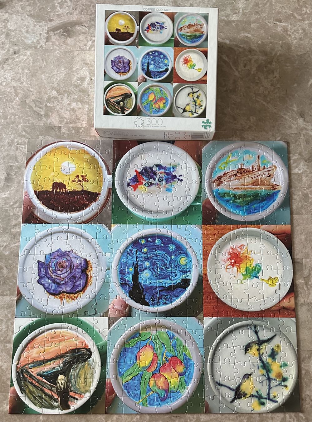 Coffee Cup Art - Buffalo puzzle collectible [Barcode 079346027637] - Main Image 2