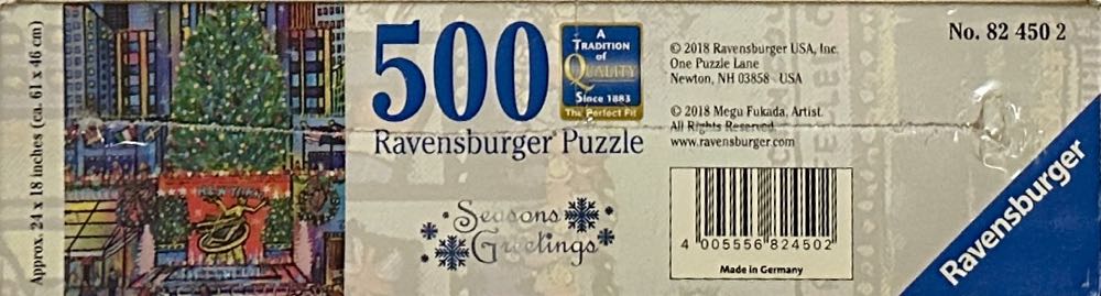 Rockefeller Christmas - Ravensburger puzzle collectible [Barcode 4005556824502] - Main Image 3