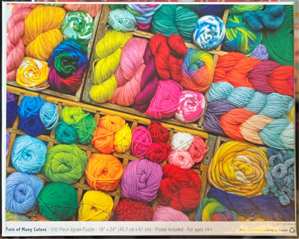 Yarn Of Many Colors - Colorcraft Puzzles 🇺🇸 puzzle collectible [Barcode 850019417708] - Main Image 2