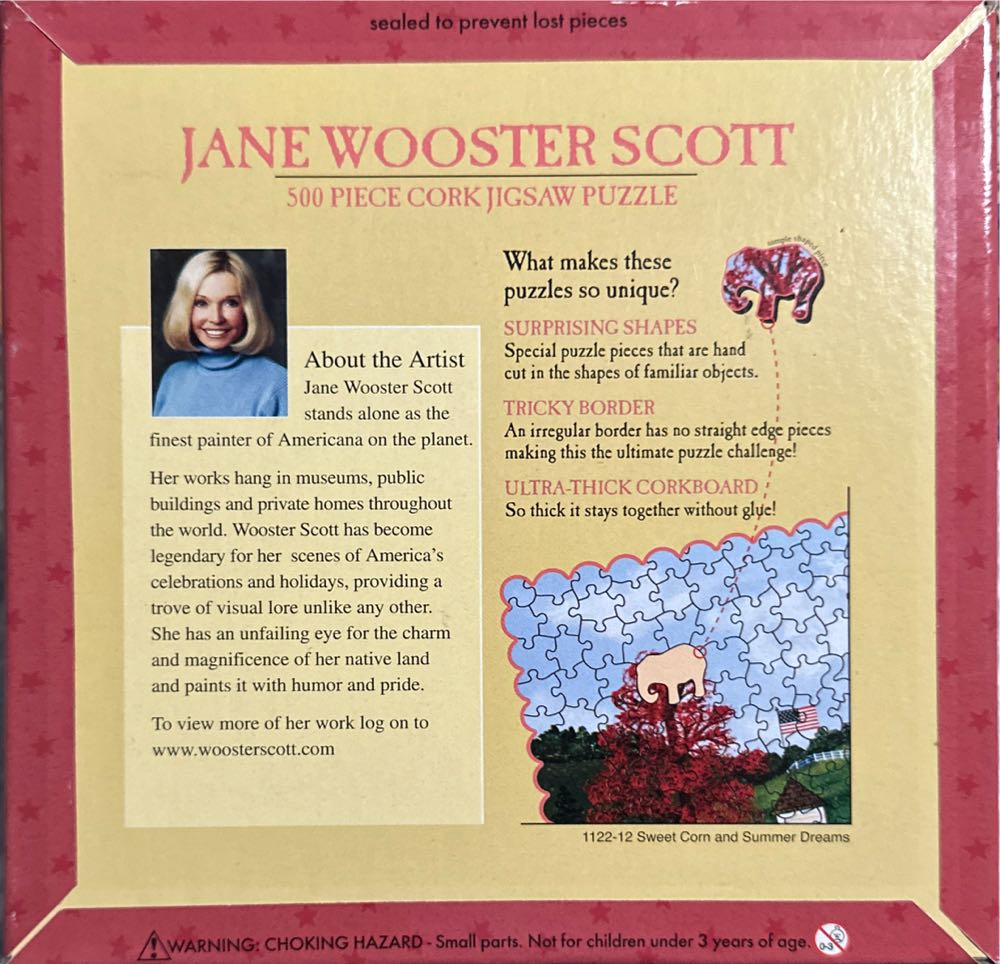 Sweet Corn and Summer Dreams - Ceaco puzzle collectible [Barcode 021081011228] - Main Image 2
