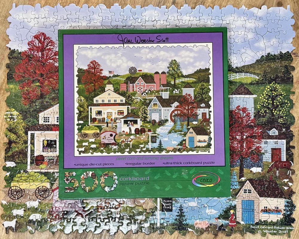 Sweet Corn and Summer Dreams - Ceaco puzzle collectible [Barcode 021081011228] - Main Image 3