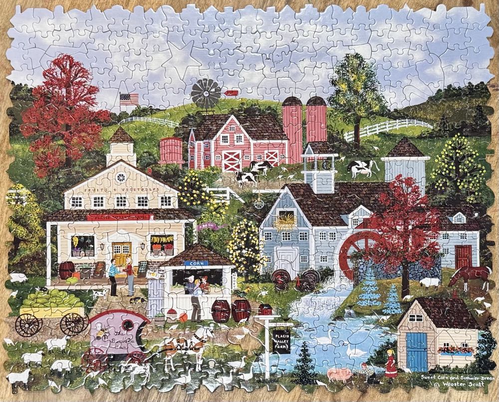 Sweet Corn and Summer Dreams - Ceaco puzzle collectible [Barcode 021081011228] - Main Image 4