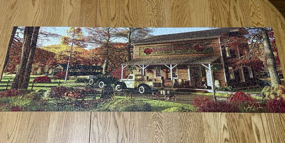 Sugar Creek Cider Mill - Master Pieces puzzle collectible [Barcode 705988712579] - Main Image 4