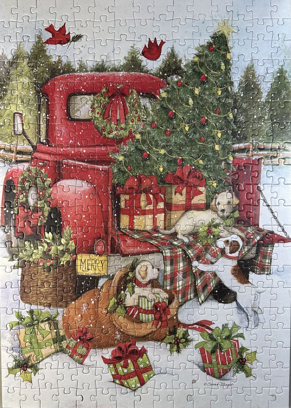 Santa’s Truck - Lang 🇨🇳 puzzle collectible [Barcode 739744191827] - Main Image 2