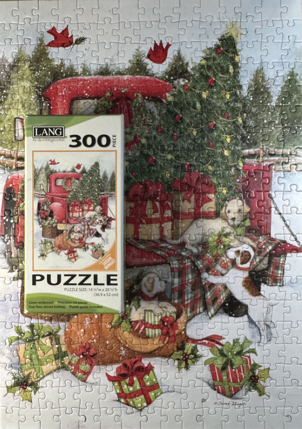 Santa’s Truck - Lang 🇨🇳 puzzle collectible [Barcode 739744191827] - Main Image 3