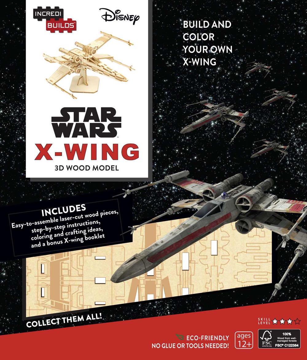 Star Wars: X-Wing - Incredi-build puzzle collectible [Barcode 9781682980651] - Main Image 2