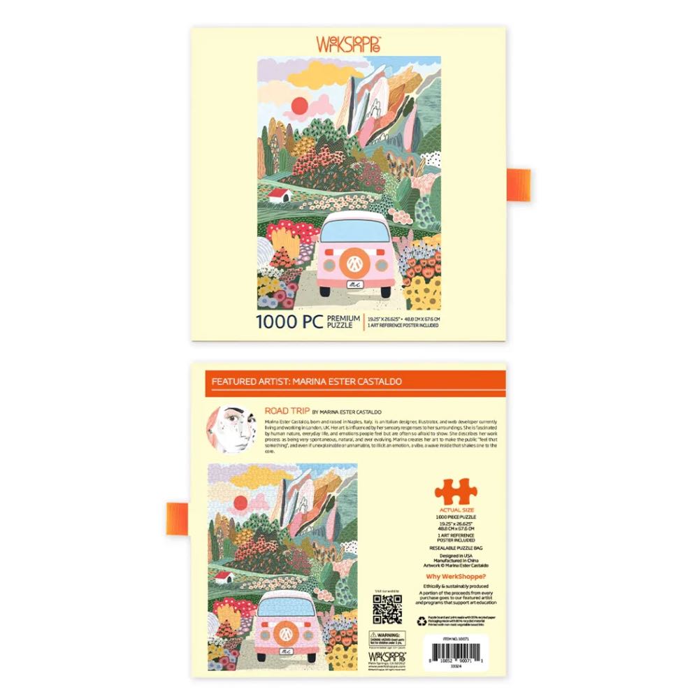 Road Trip - Werkshoppe Puzzles puzzle collectible [Barcode 810052900711] - Main Image 6