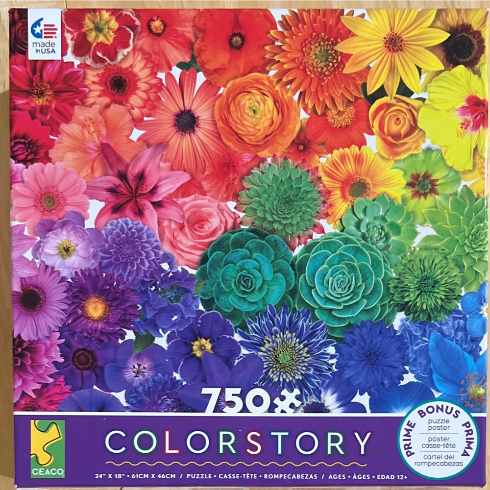 Flower Power* - Ceaco puzzle collectible [Barcode 021081291347] - Main Image 2
