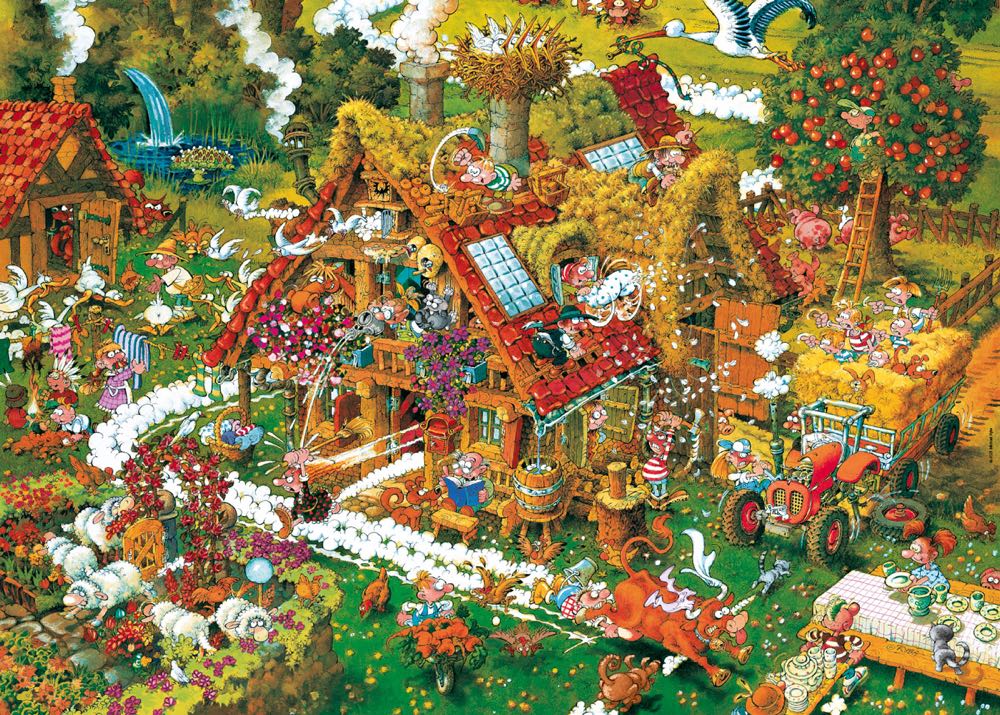 Heye: Funny Farm - HEYE puzzle collectible [Barcode 4001689299897] - Main Image 2
