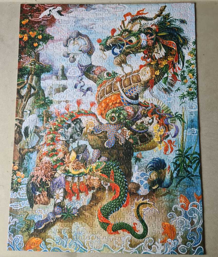 Dragon Of The Yangtze - Pomegranate puzzle collectible [Barcode 9781087503684] - Main Image 2