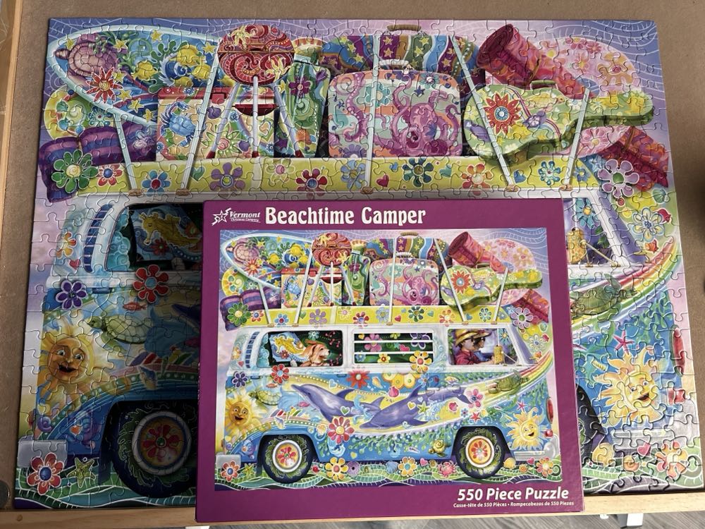 Beachtime Camper - Vermont Christmas  Company puzzle collectible [Barcode 819273023681] - Main Image 4